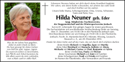 Hilda Neuner geb. Eder