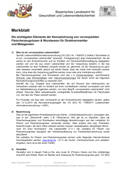 Merkblatt - Bayerisches Landesamt für Gesundheit und