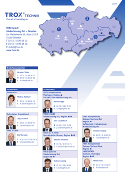 TROX GmbH Niederlassung Ost – Dresden Zur Wetterwarte 50