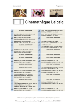 Januar 2017 Programm