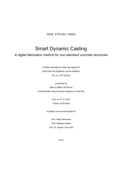 Smart Dynamic Casting - ETH E