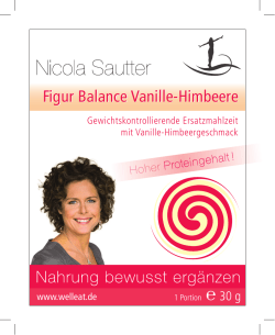 Figur Balance Vanille-Himbeere