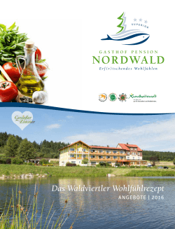 Prospekt - Pension Nordwald