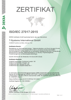 ISO/IEC 27017:2015
