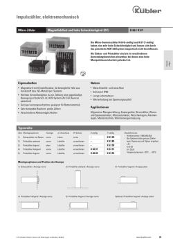 Impulsz&auml;hler, elektromechanisch