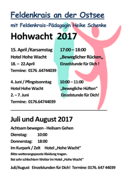 Ostsee - Feldenkrais Praxis, Heike Schenke