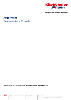 J&auml;gerheim in Westendorf