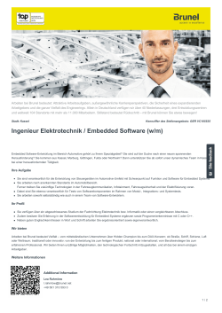 Ingenieur Elektrotechnik / Embedded Software Job in Kassel