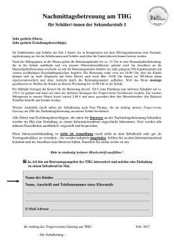 Interessenbekundung 2017
