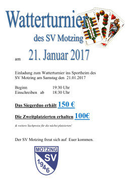 zum Flyer - SV Motzing