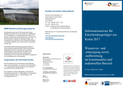 Informationsflyer - German Water Partnership