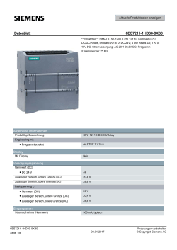 Datenblatt 6ES7211-1HD30-0XB0 - Siemens Industry Online Support