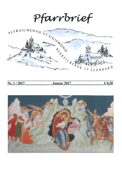 Januar - Pfarrverband Neureichenau