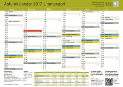 Abfuhrkalender 2017 Ummendorf