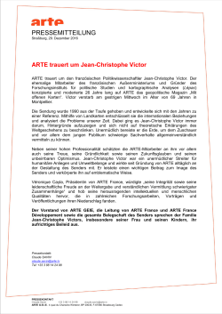 ARTE Pressemitteilung