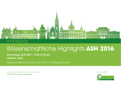 Wissenschaftliche Highlights ASH 2016