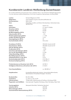 Statistikbericht altmühlfranken