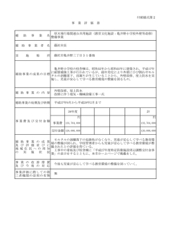 補 助 事 業 名 補 助 事 業 者 名 実 施 場 所 補助事業の成果の