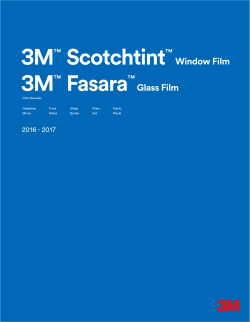 3MTM ScotchtintTM Window Film