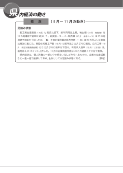 経済概況