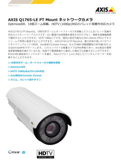 AXIS Q1765-LE PT Mount ネットワークカメラ