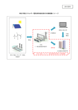 再生可能エネルギー電気卸供給約款の対象範囲イメージ 添付資料