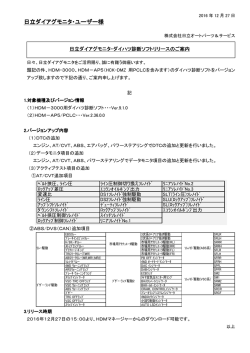 HDM3000_ダイハツ診断ソフトのリリースのご案内