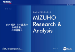 内外経済・日本産業の 中期見通し ＜総論編