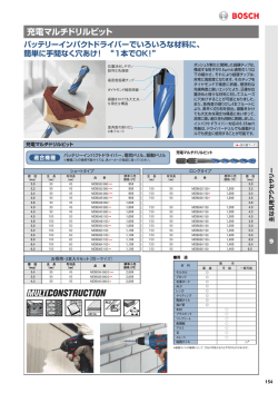 充電マルチドリルビット