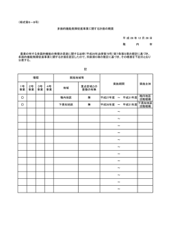 （様式第6－8号） 1号 事業 2号 事業 3号 事業 4号 事業 地域