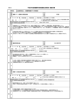 公益財団法人 武蔵野健康づくり事業団 （PDF 171.3KB）