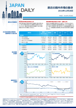 JAPAN DAILY 12/28号