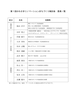 検討会委員一覧(PDF形式, 55.39KB)