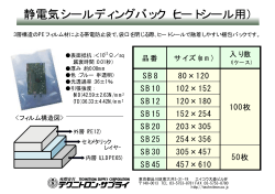 静電気シールディングバック（ヒートシール用） 静電気シールディングバック