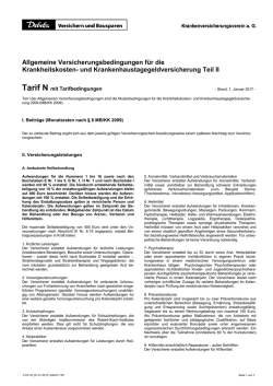 Tarif N - Debeka