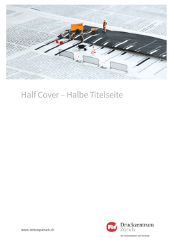 Half Cover &ndash; Halbe Titelseite