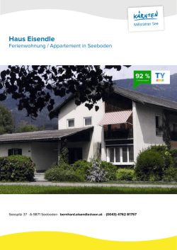 Haus Eisendle in Seeboden