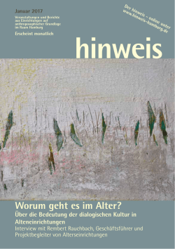 Januar 2017 - hinweis