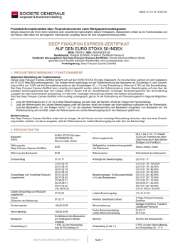 deep fixkupon express-zertifikat auf den euro stoxx 50