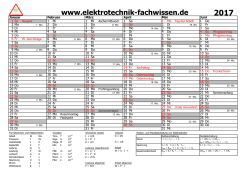Jahreskalender 2017 2 Seiten