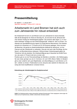 Pressemitteilung - Bundesagentur für Arbeit