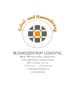 Hausordnung
