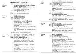 Gottesdienste 2.1.