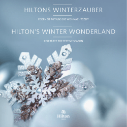 hilton`s winter wonderland hiltons winterzauber - Hilton