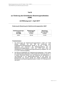 EBM - Kassen&auml;rztliche Bundesvereinigung