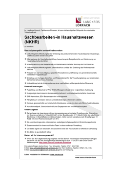 in Haushaltswesen (NKHR)