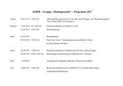 Jahresplan