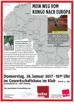 Donnerstag, 26. Januar 2017 &middot; 19.00 Uhr