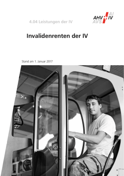 Invalidenrenten der IV
