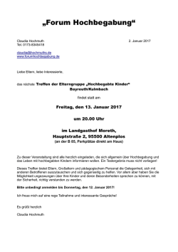 hier - Forum Hochbegabung